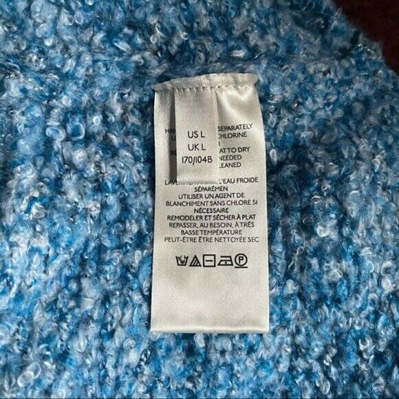 Free People Blue Marine BFF With Cowl Neck Sweater - Picture 8 of 9